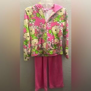 Girls Lilly Pulitzer 2pc sweatsuit, 10